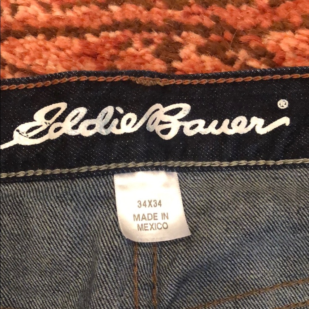 Men’s dark wash Eddie Bauer jeans